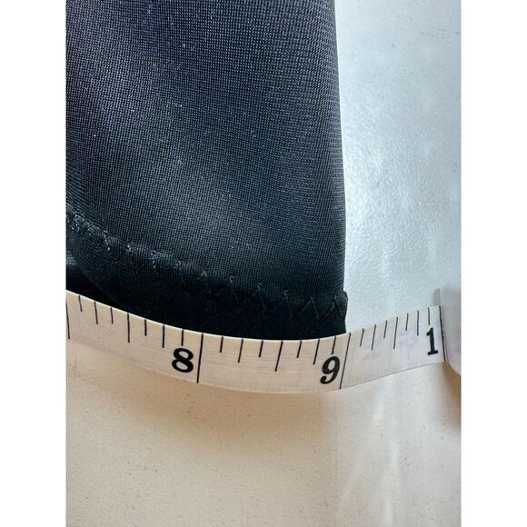 Bebe Women’s Hanan Sz9 M Black Knee High Boots Zip Up Wedge Heel Whimsy Goth - Picture 10 of 12